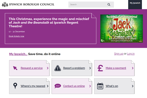 Ipswich Borough Council website
