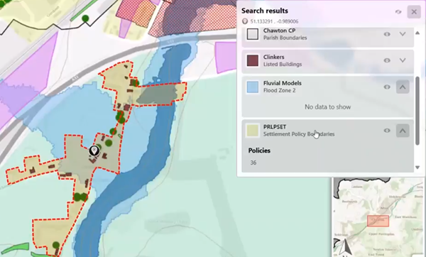 Generic Map with Policy Links