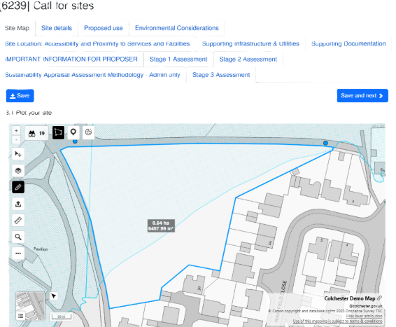 OpusConsult ant OpusMap Call for Sites admin console
