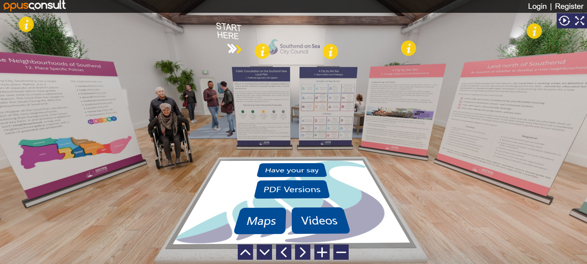 Virtual Exhibition Room