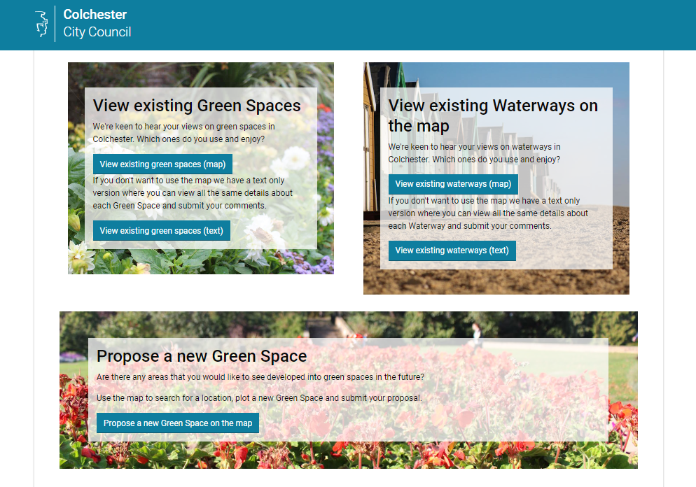 Colchester City Council Green and Blue consultation