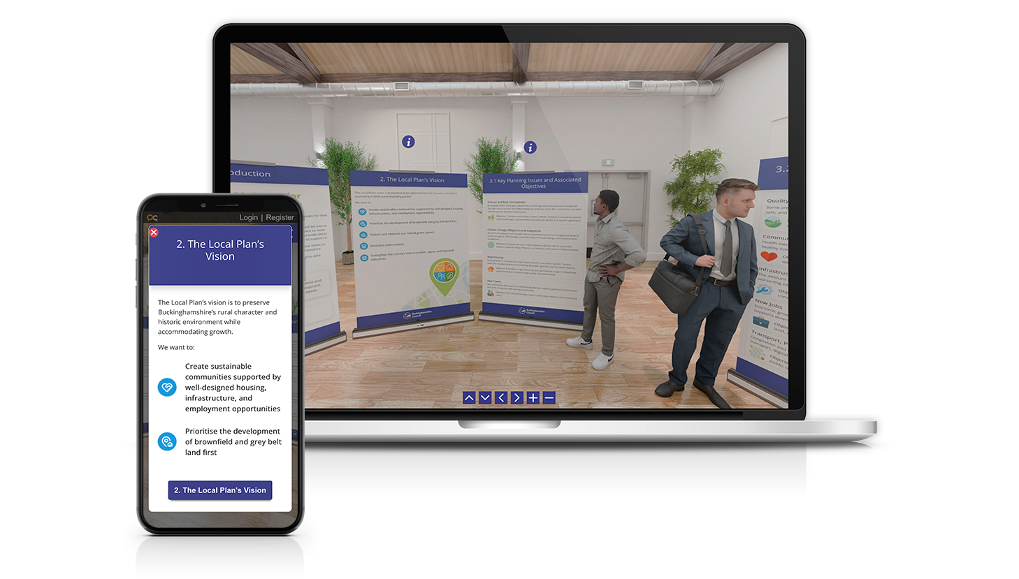 Responsive layout of the Greater Norwich Local Plan website across desktop, tablet, and mobile.
